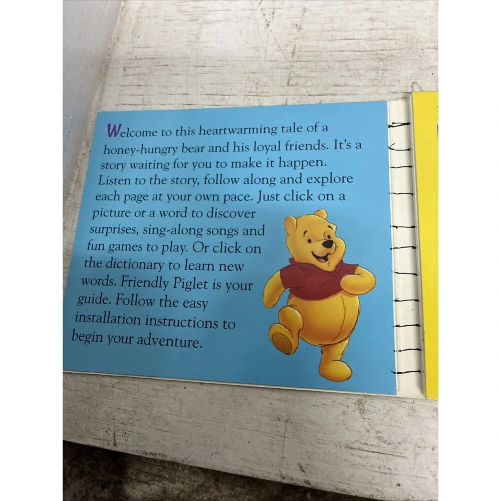 Disney's Winnie the Pooh and the Honey Tree Animated Storybook PC/Mac CD-Rom
